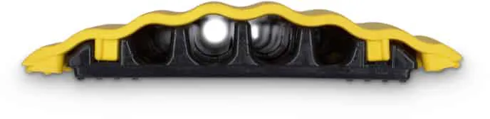 Adam Hall Defender OFFICE YEL Cable duct 4 chann...