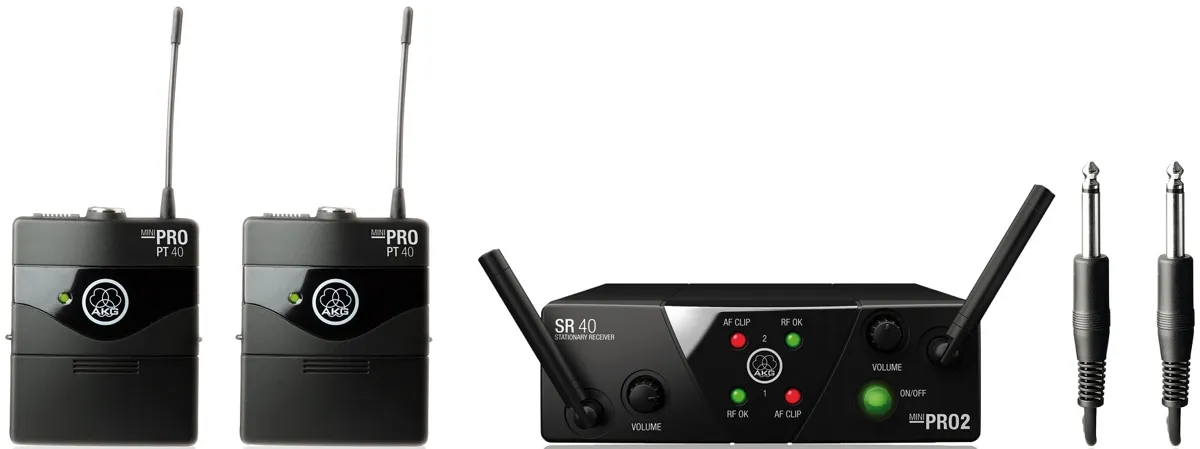 AKG WMS40 Mini2 Instrumental Set Dual US45 Wirel...