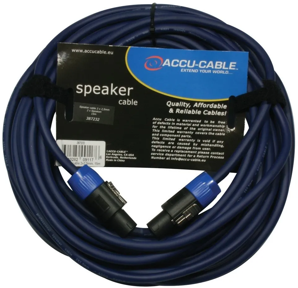 American Audio Accu-Cable AC-SP2-2,5/15