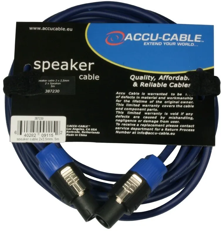 American Audio Accu-Cable AC-SP2-2,5/5