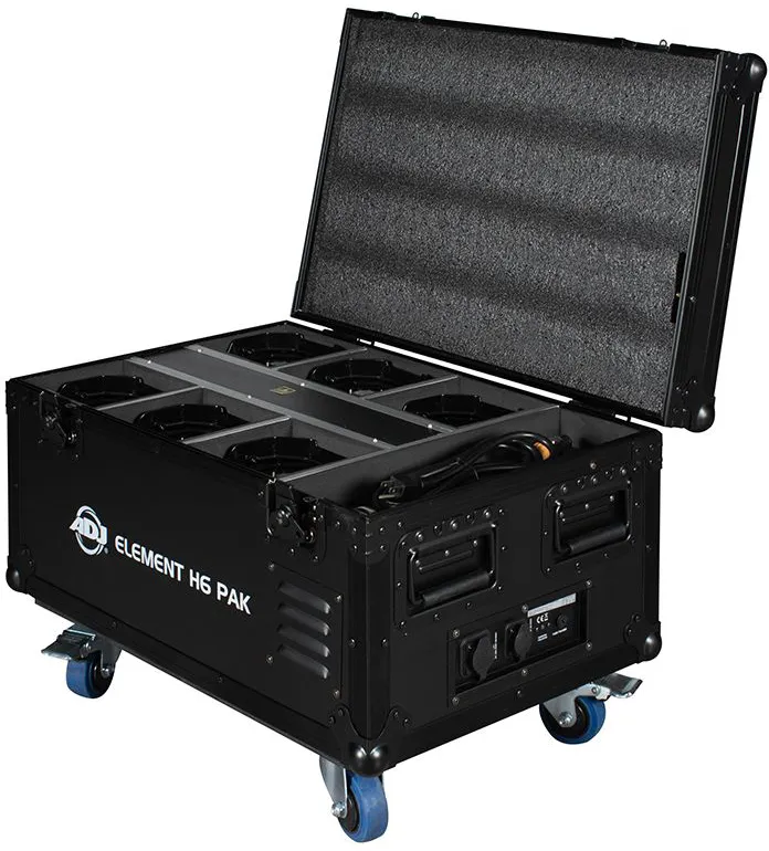 American DJ Element H6 FC punjač i transportni k...