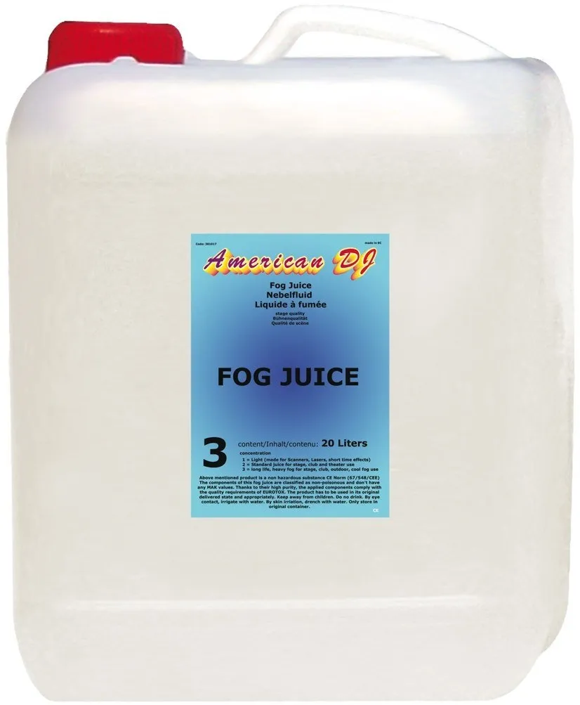 American DJ Fog juice 3 heavy --- 20 Liter