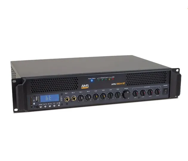 AMS AMU 3604 BT 4ch. installation mixer/amplifie...