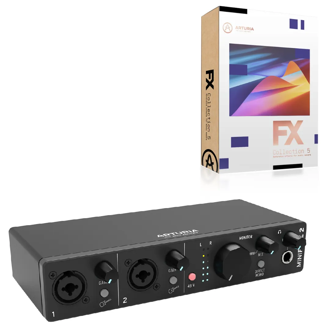Arturia MiniFuse 2 Black - Audio Interfejs-Uz sv...