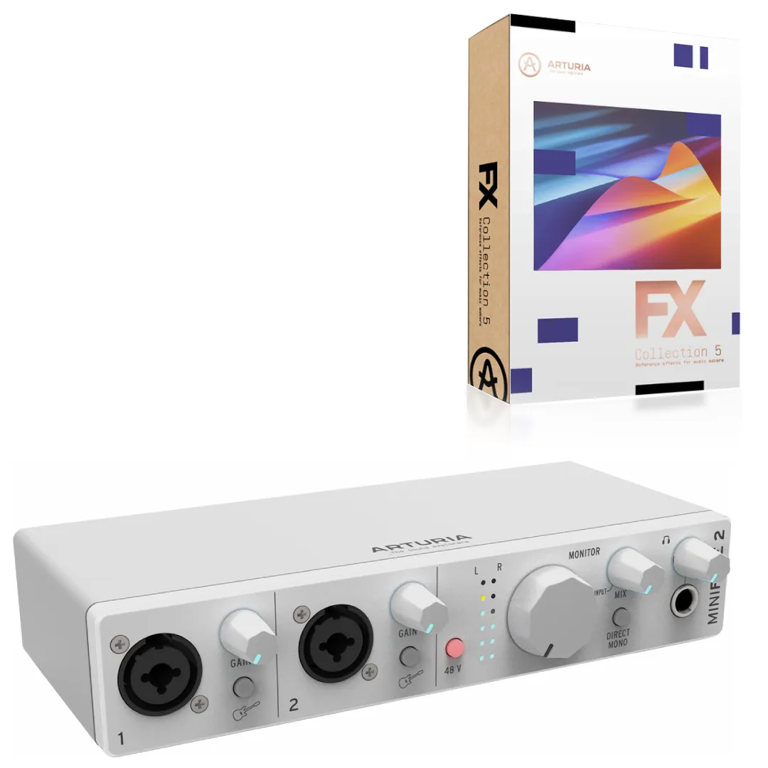 Arturia MiniFuse 2 White - Audio Interfejs-Uz sv...