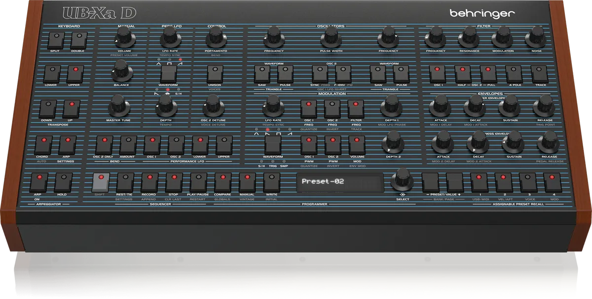 BEHRINGER UB-XA D - Classic Analog 16-Voice Mult...