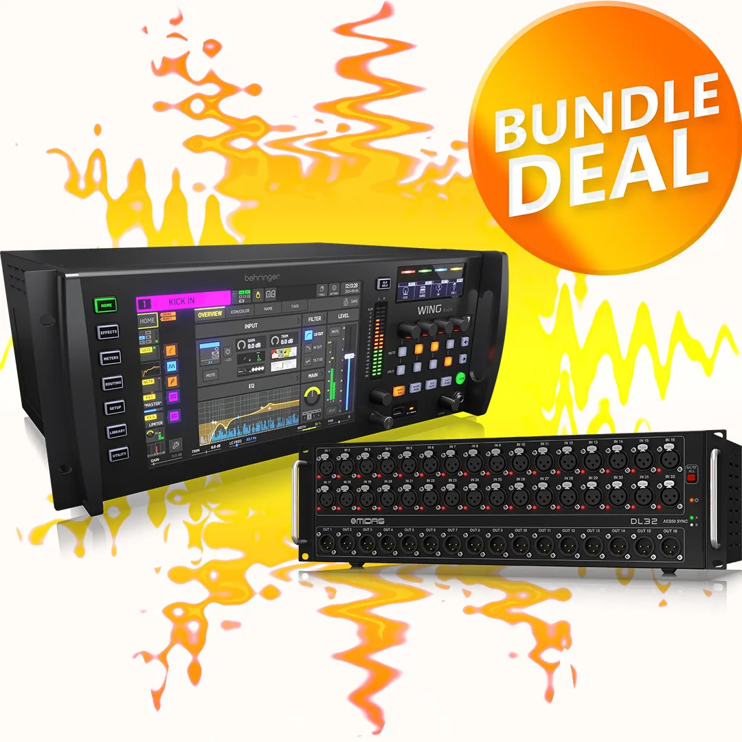 Behringer WING Rack + Midas DL32 bundle komplet