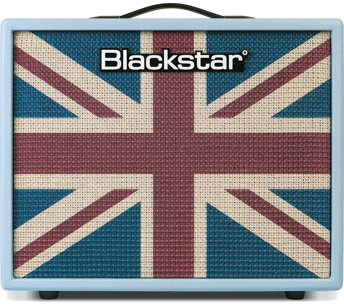 Blackstar Debut 50R Baby Blue Union Jack gitarsk...