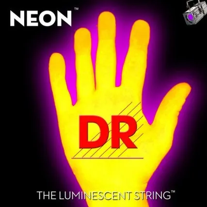 DR NEON HiDef Yellow Bass SuperStrings NYB5-45 M...