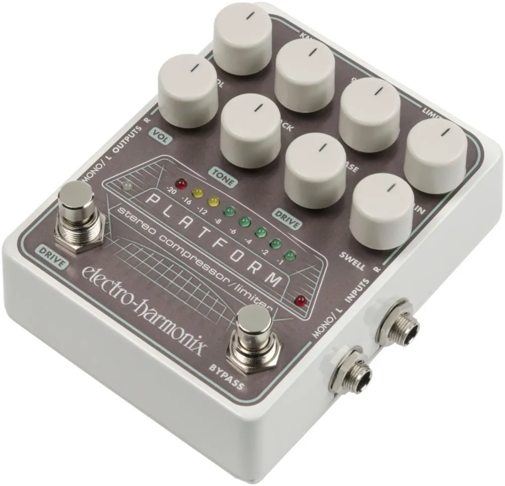Electro-Harmonix Platform Stereo Compressor pedala