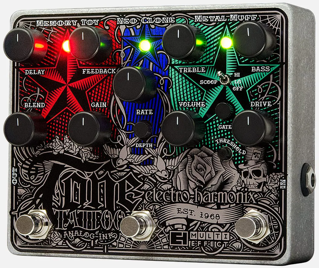 Electro-Harmonix Tone Tatoo delay/chorus/distorz...