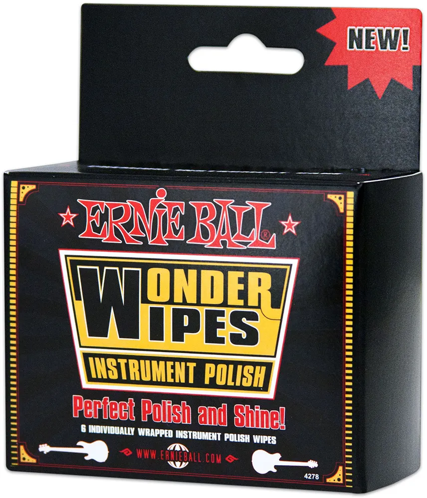 Ernie Ball 4278 Wonder Wipes Instrument Polish k...