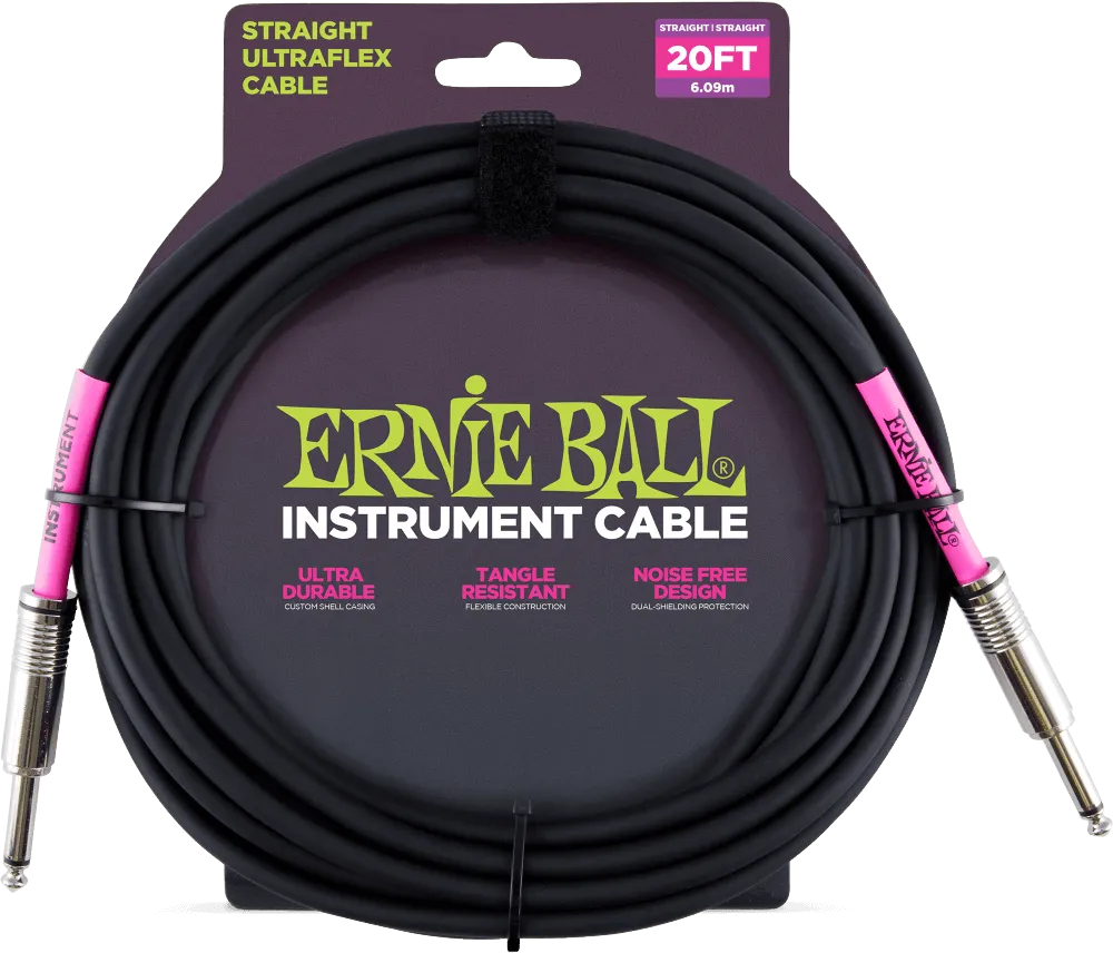 Ernie Ball 6046 20'/6m Straight/Straight Instrum...