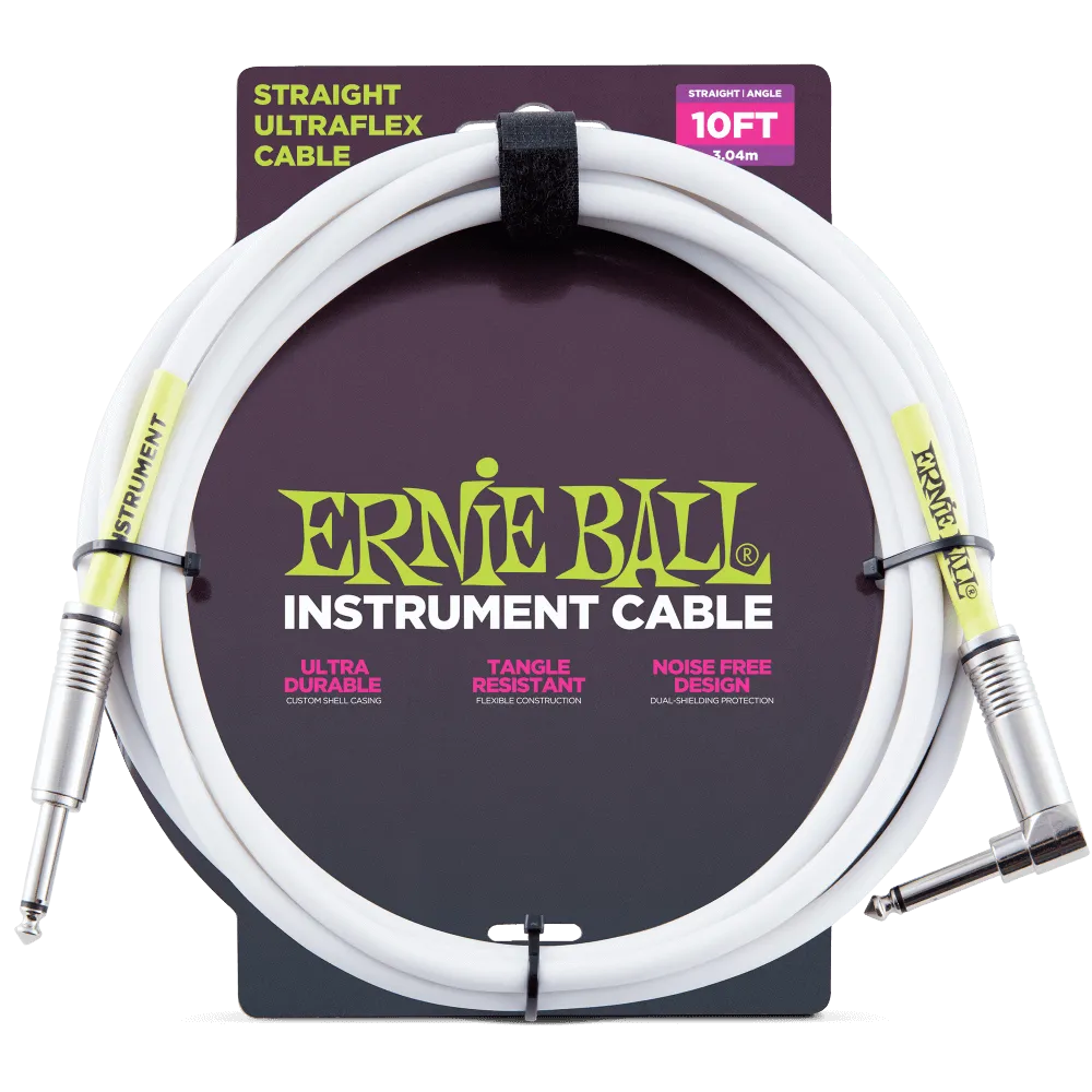 Ernie Ball 6049 10'/3m Straight/Angle Instrument...