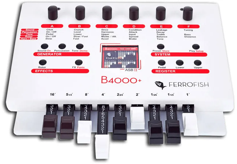Ferrofish B4000+ Hammond B3 Organ modul/proširenje