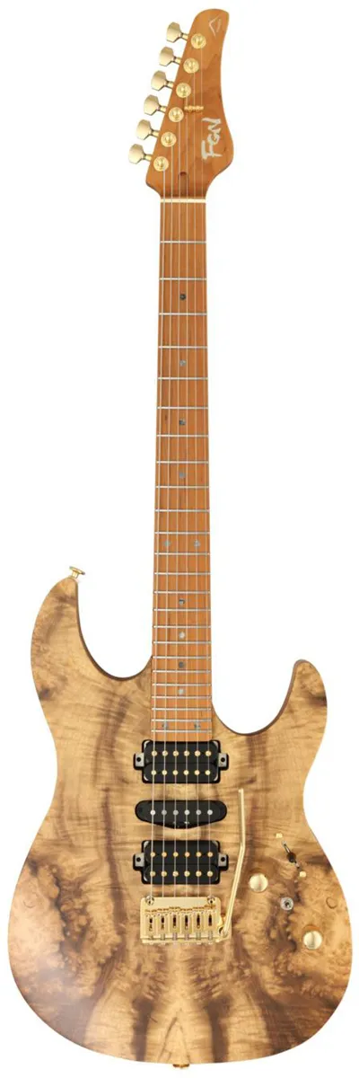FGN Fujigen EOS2-DU24HSH-EW4-RM Expert Odyssey Limited Myrtle Natural Flat električna gitara