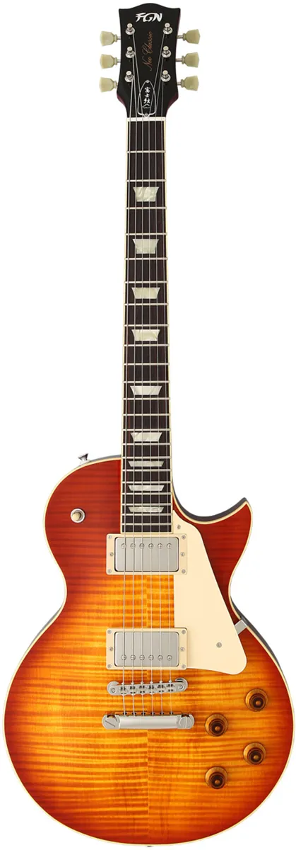 FGN Fujigen NLS10RFM Faded Cherry Burst električ...