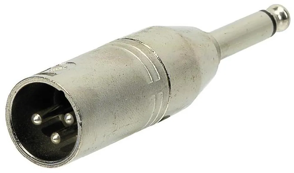 GEWA XLR(m) - 6,3 mm mono jack plug adapter