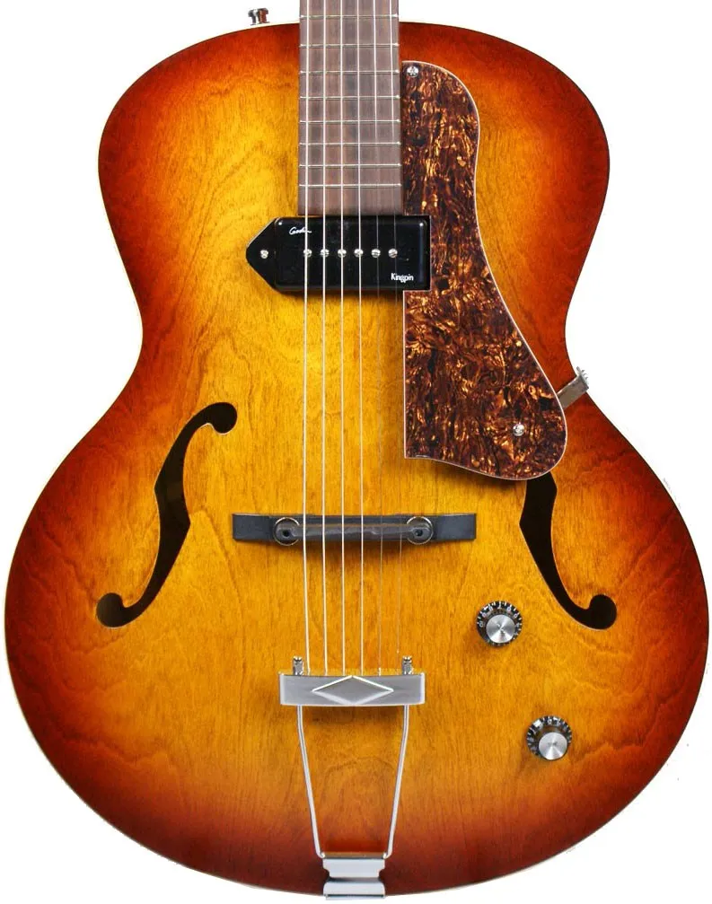 Godin 5th Avenue Kingpin Cognac Burst