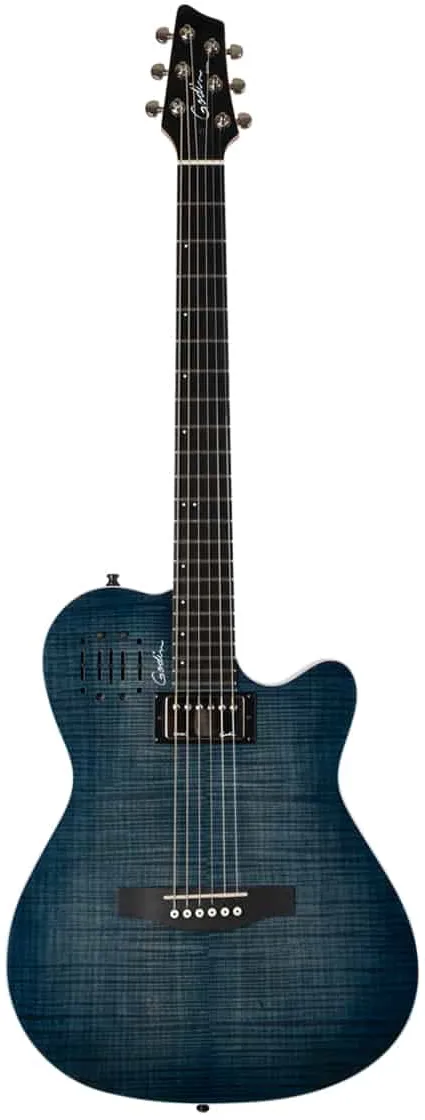Godin A6 Ultra Denim Blue Flame elektro-akustičn...