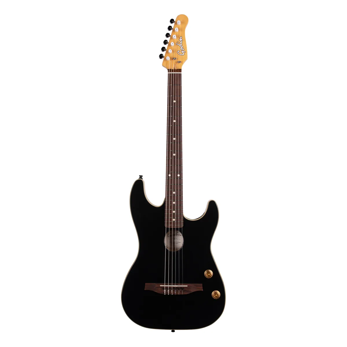 Godin G-Tour Nylon matte black EQ SF