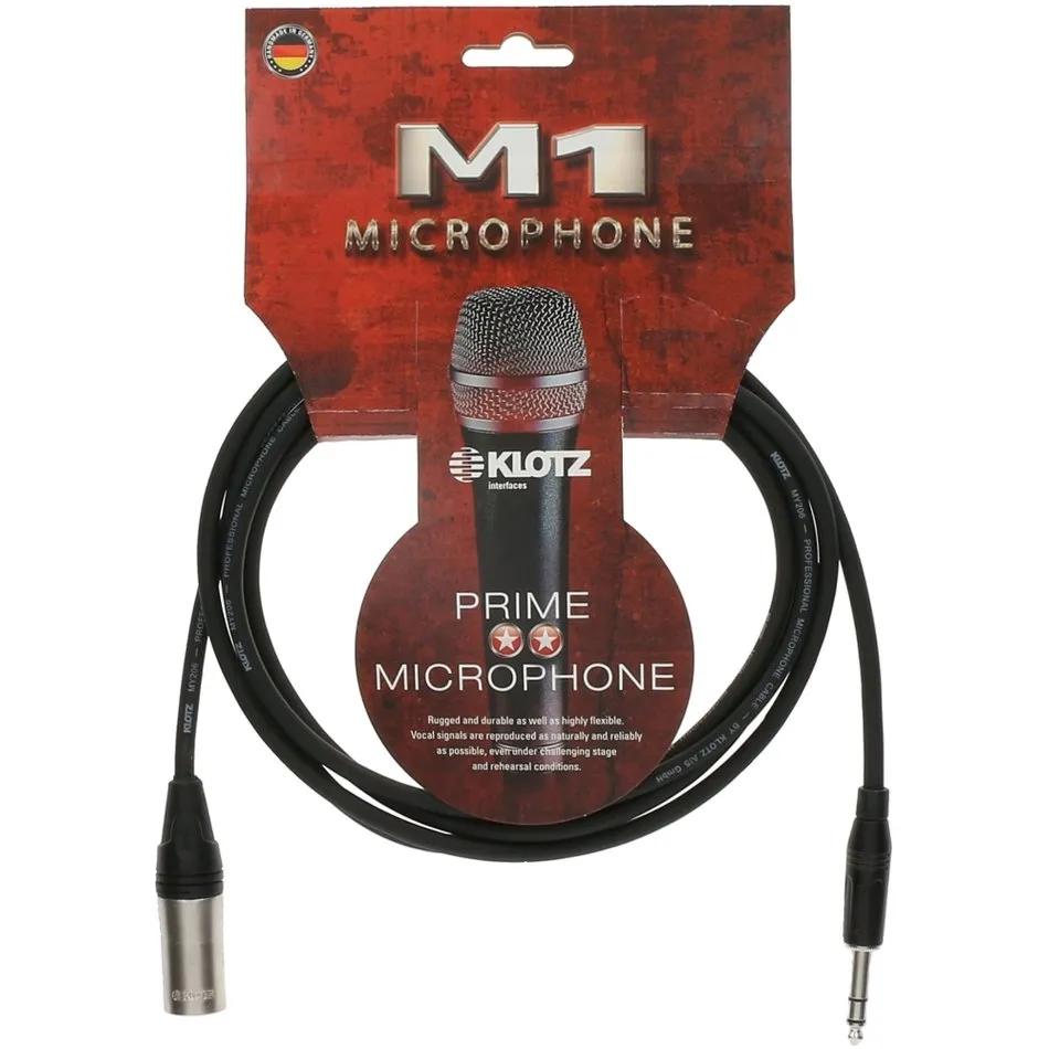 Klotz B2MP1-0100 - mikrofonski kabl sa Klotz MXL...