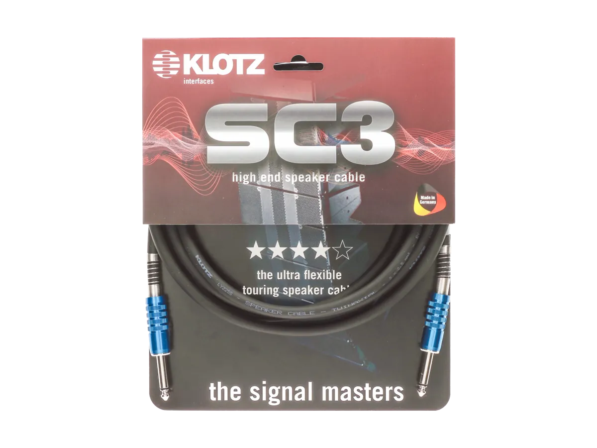 KLOTZ SC3PP01SW | 1M Speaker Cable