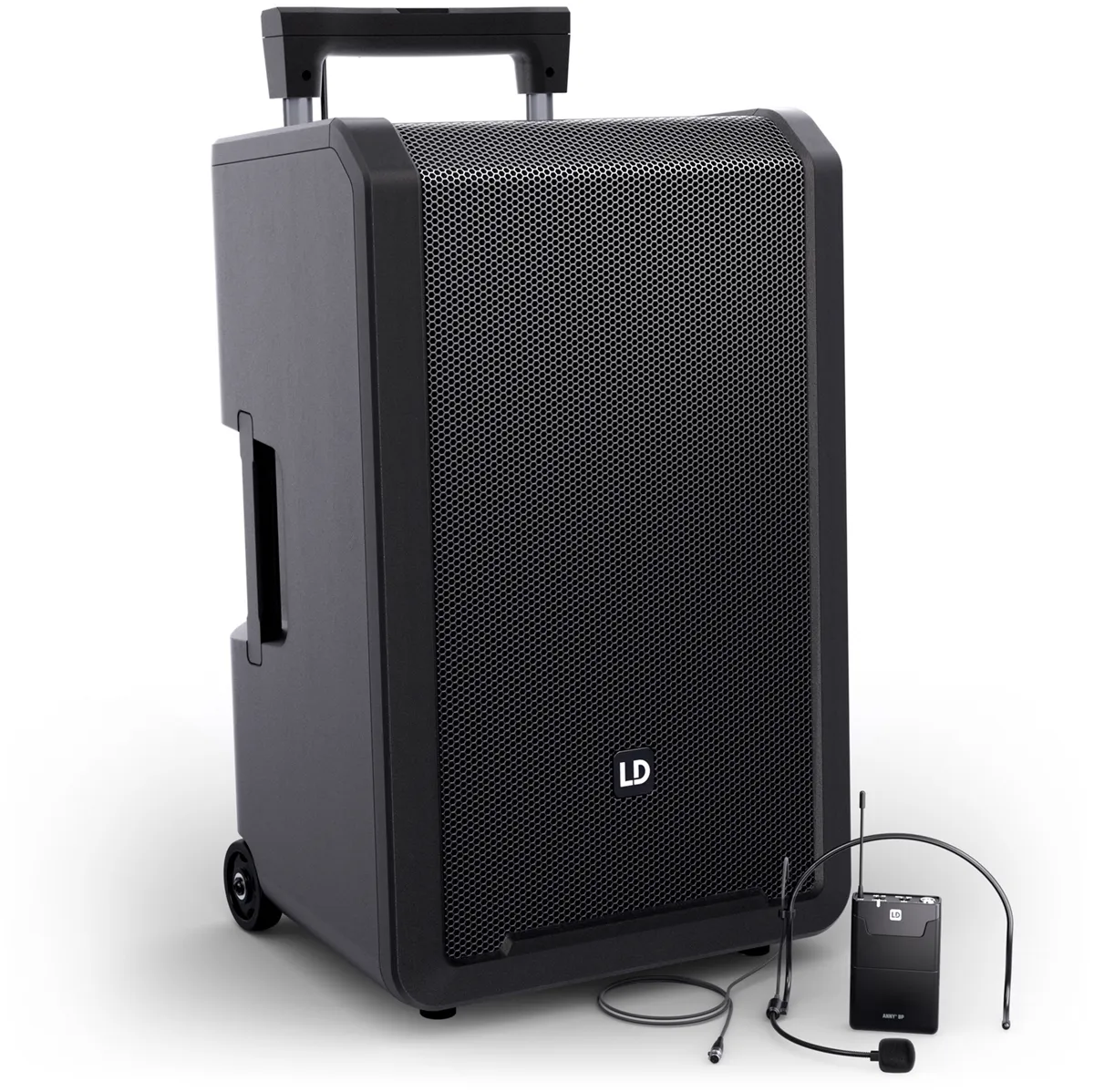 LD Systems ANNY 12 BPH B8 prenosni razglasni sistem sa naglavnim mikrofonom