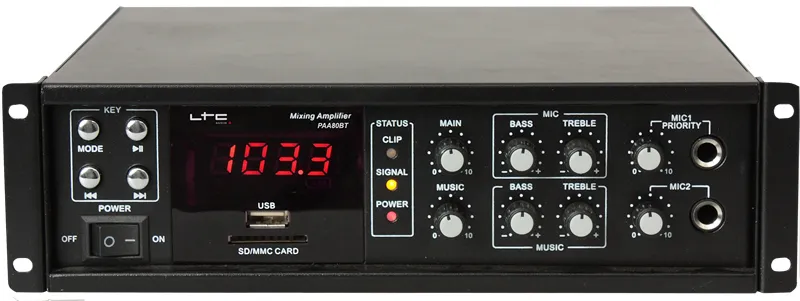 LTC PA80BT reciever-player za 100-voltne instala...