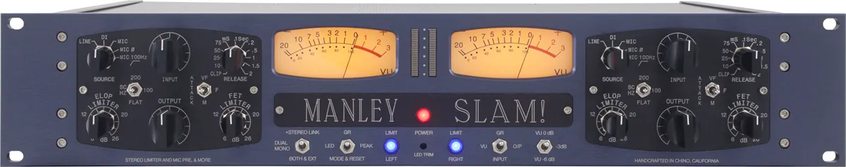 Manley SLAM! | Stereo Limiter And Mic Preamp