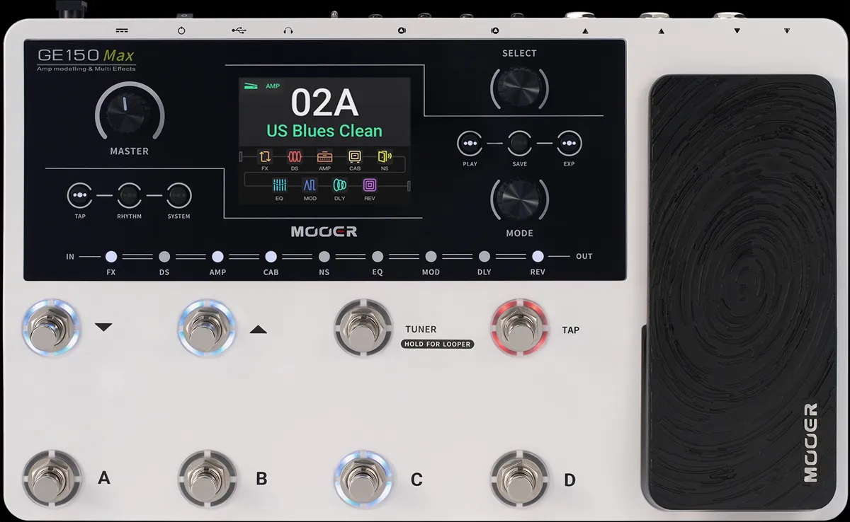 Mooer GE150 Max multi-efekt procesor