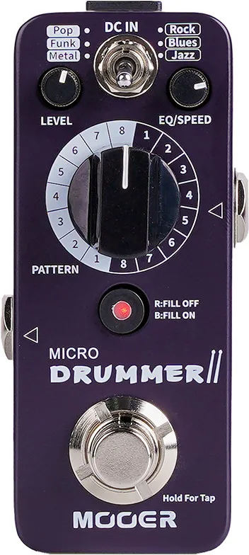 Mooer MDM2 Micro Drummer II digitalna ritam mašina