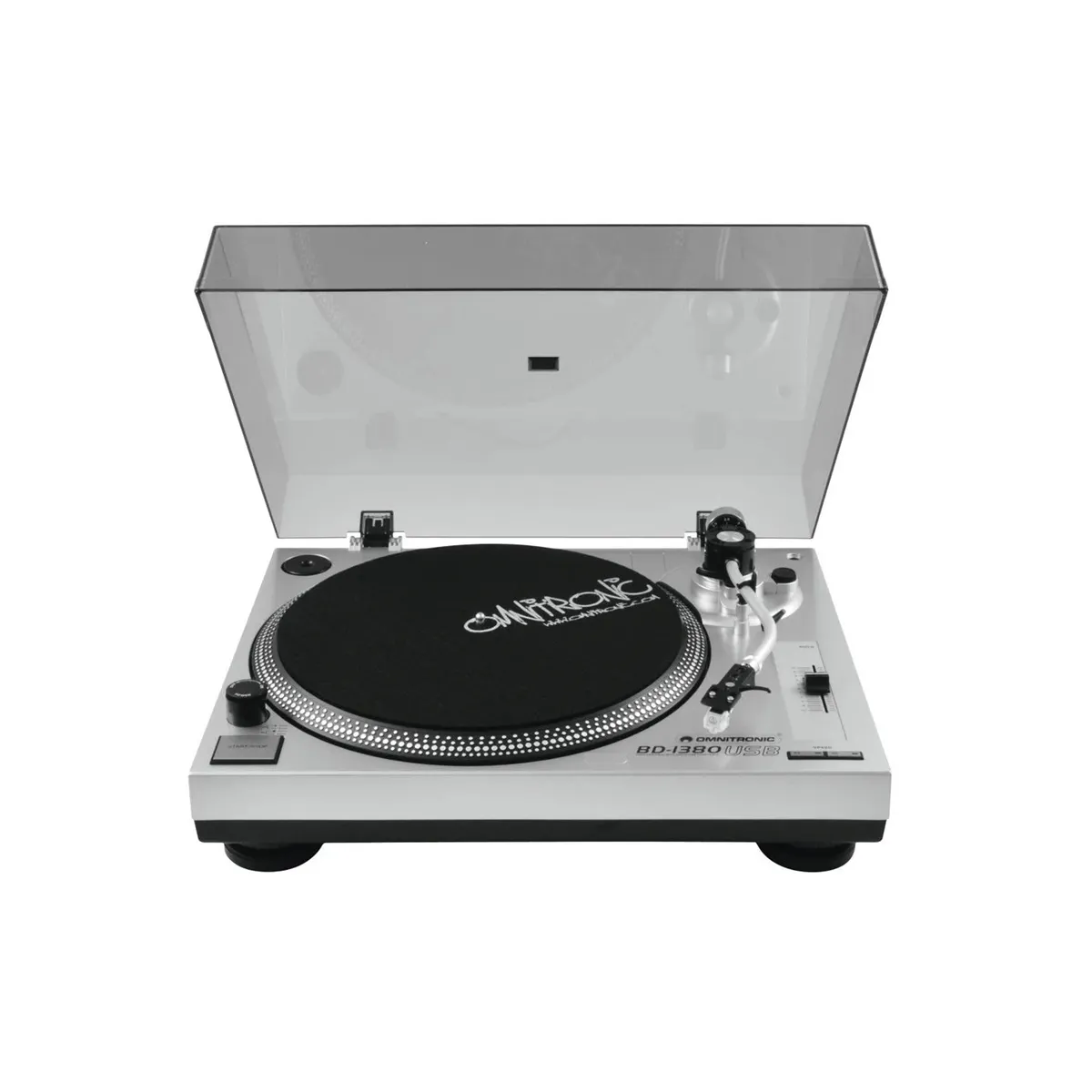 Omnitronic BD-1380 USB Turntable SIL