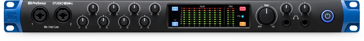 PreSonus Studio 1824c | USB-C Audio Interface+Tr...