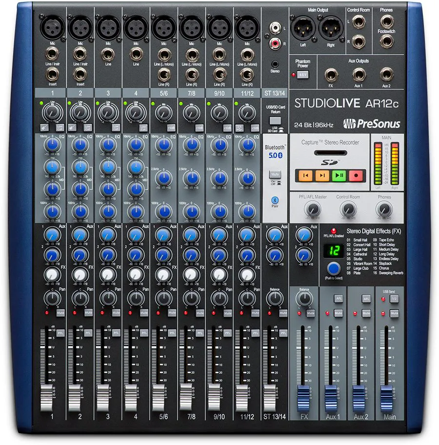 PreSonus Studiolive AR12c Digitalni Mikser+Trajn...