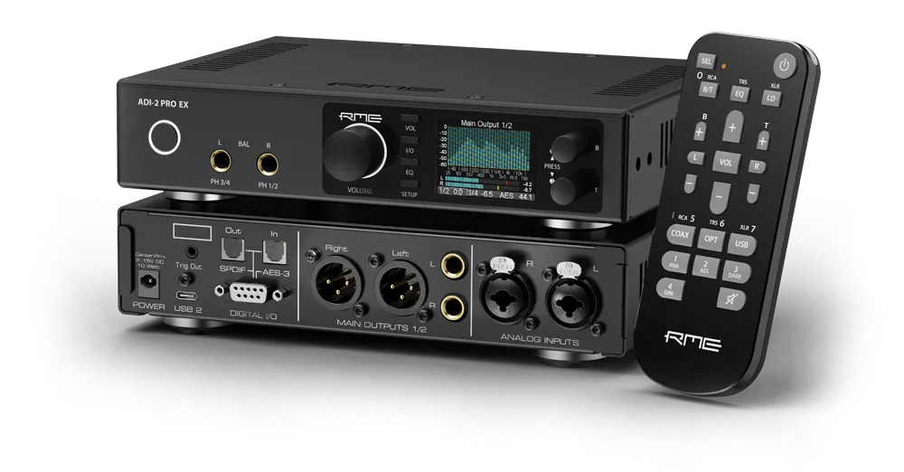 RME ADI-2 PRO EX | COMPACT &amp; FLEXIBLE 2-CHANNEL HI-END