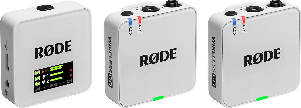 RODE Wireless GO (Gen 3) White bežični mikrofonski sistem