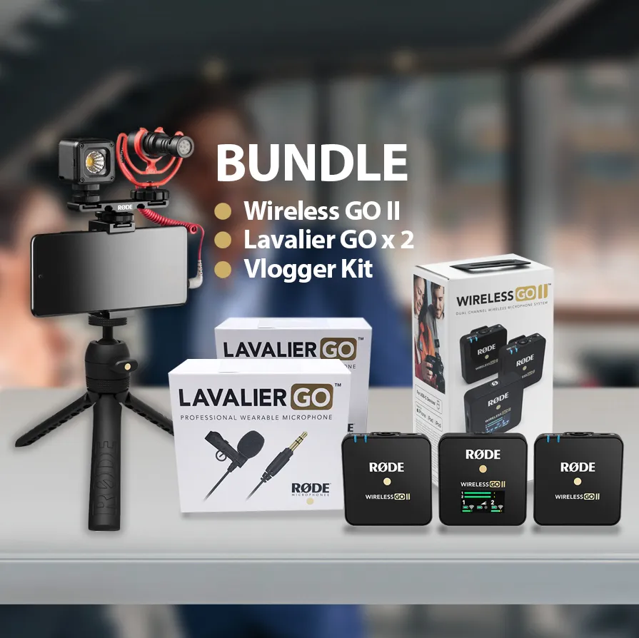 RODE Wireless Go II Vlogger Kit Universal Bundle...