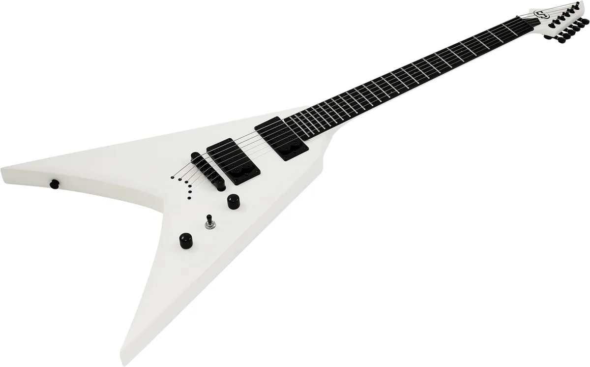 S by Solar VB4.6W White električna gitara (sa to...
