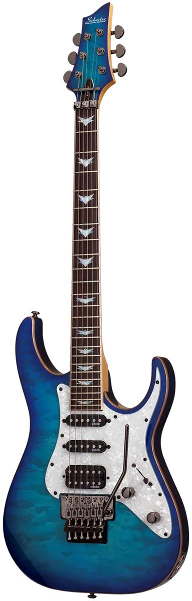 Schecter Banshee-6 FR Extreme Ocean Blue Burst (...