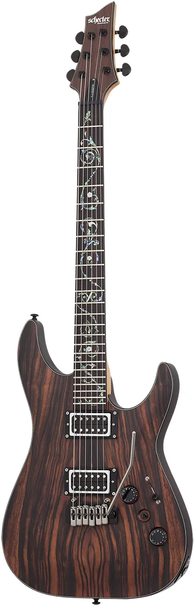 Schecter C-1 Exotic Ebony Natural Satin električ...