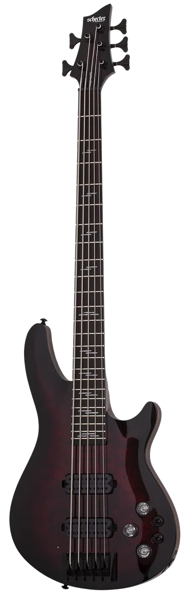Schecter Omen Elite 5 Bass Black Cherry Burst 2621