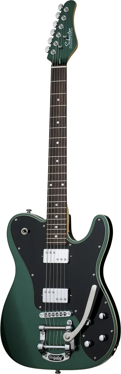 Schecter PT Fastback II B Dark Emerald Green ele...