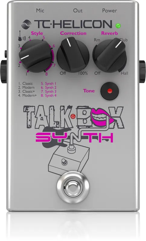TC-Helicon Talkbox Synth pedala
