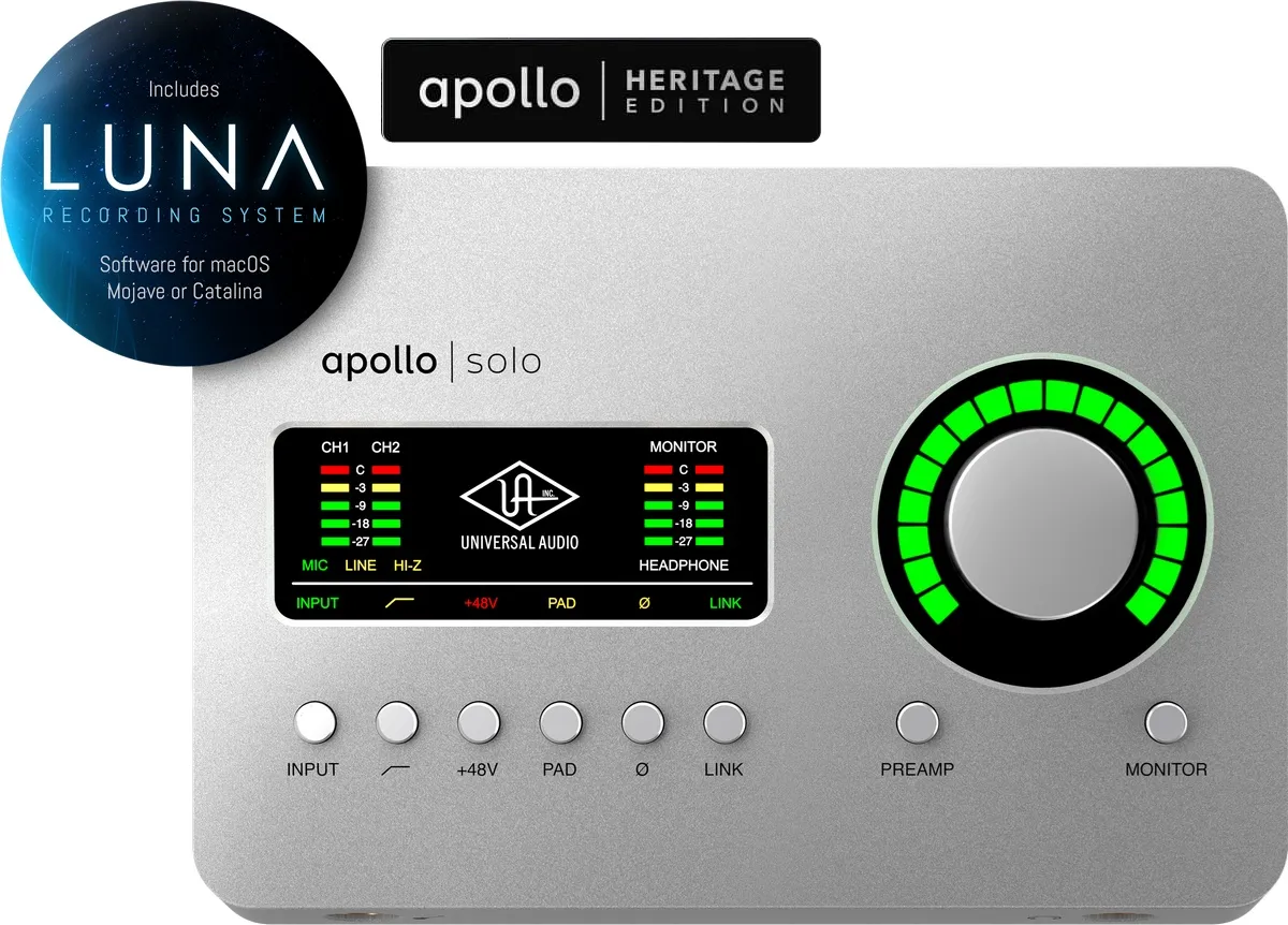 Universal Audio Apollo Solo Heritage Edition (De...