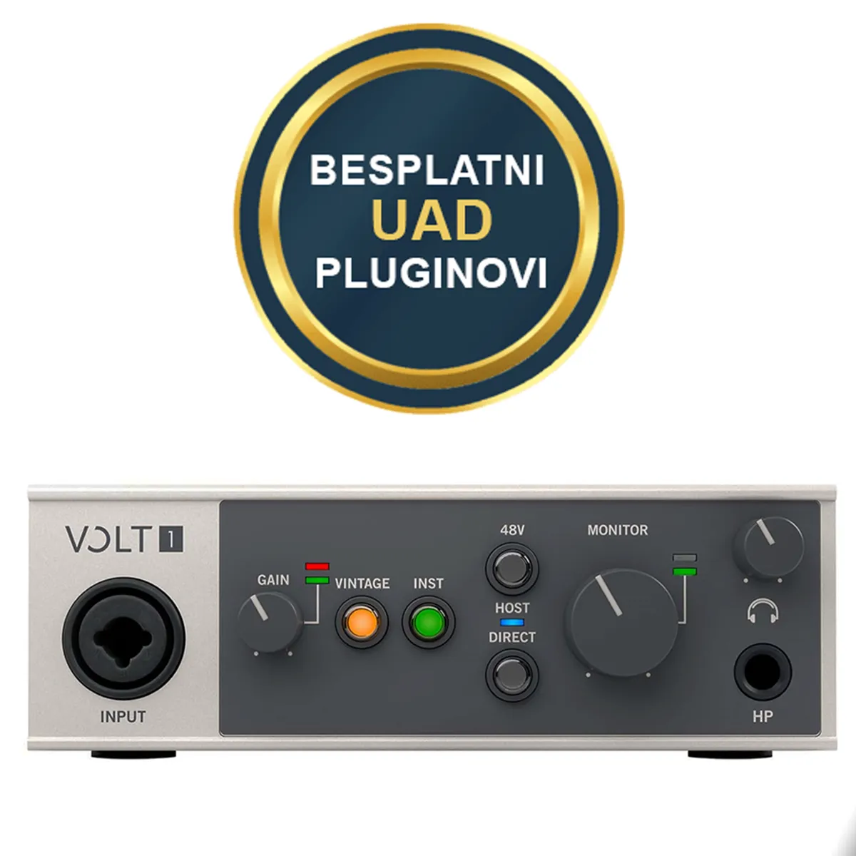 Universal Audio Volt 1 | 1-in/2-out Usb 2.0 Audi...