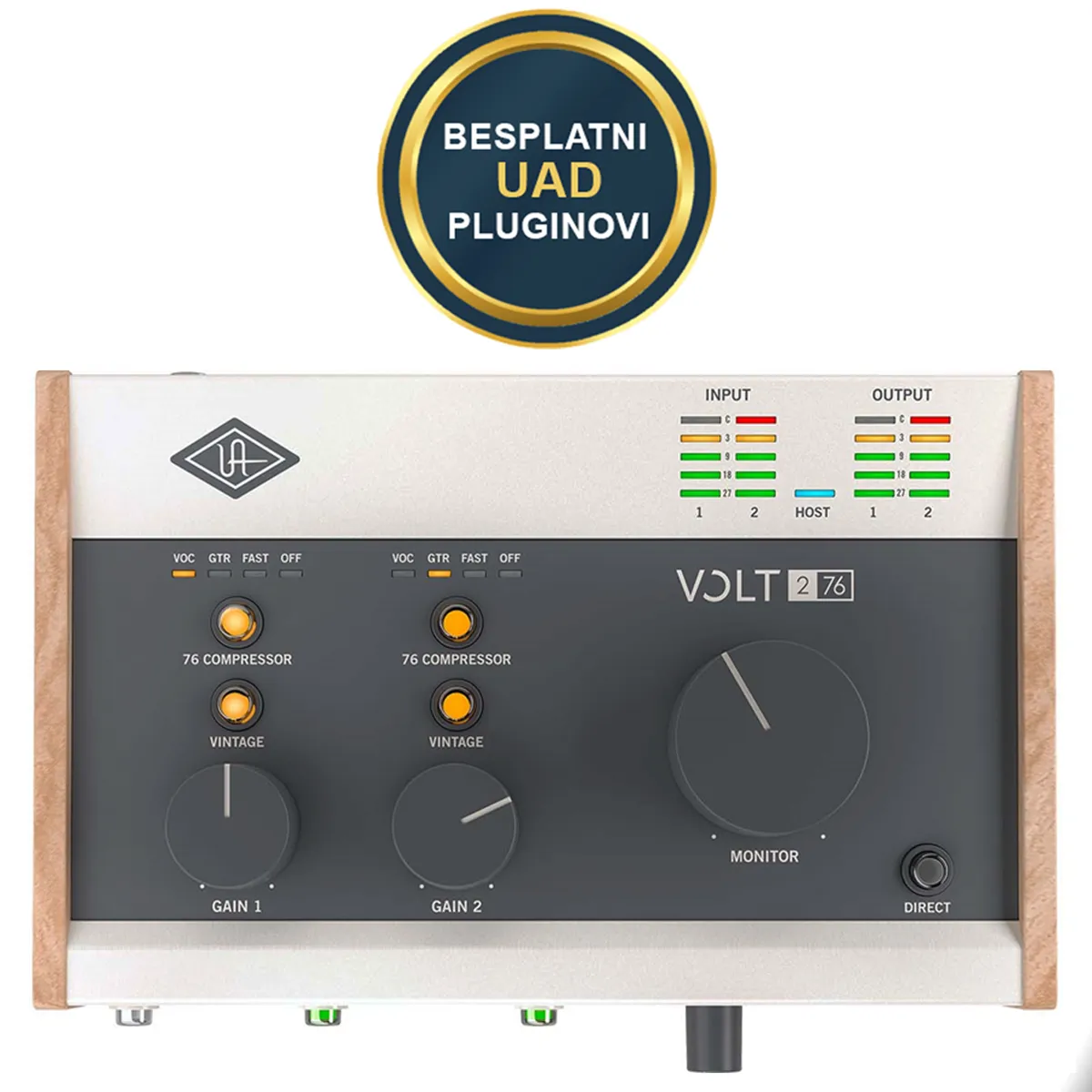 Universal Audio Volt 276 | 2-in/2-out Usb 2.0 Au...
