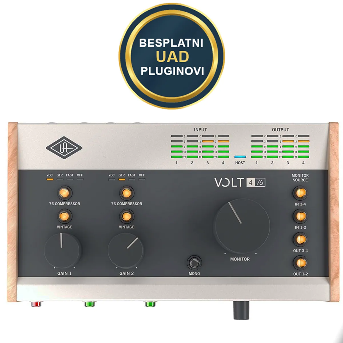 Universal Audio Volt 476 | 4-in/4-out Usb 2.0 Au...