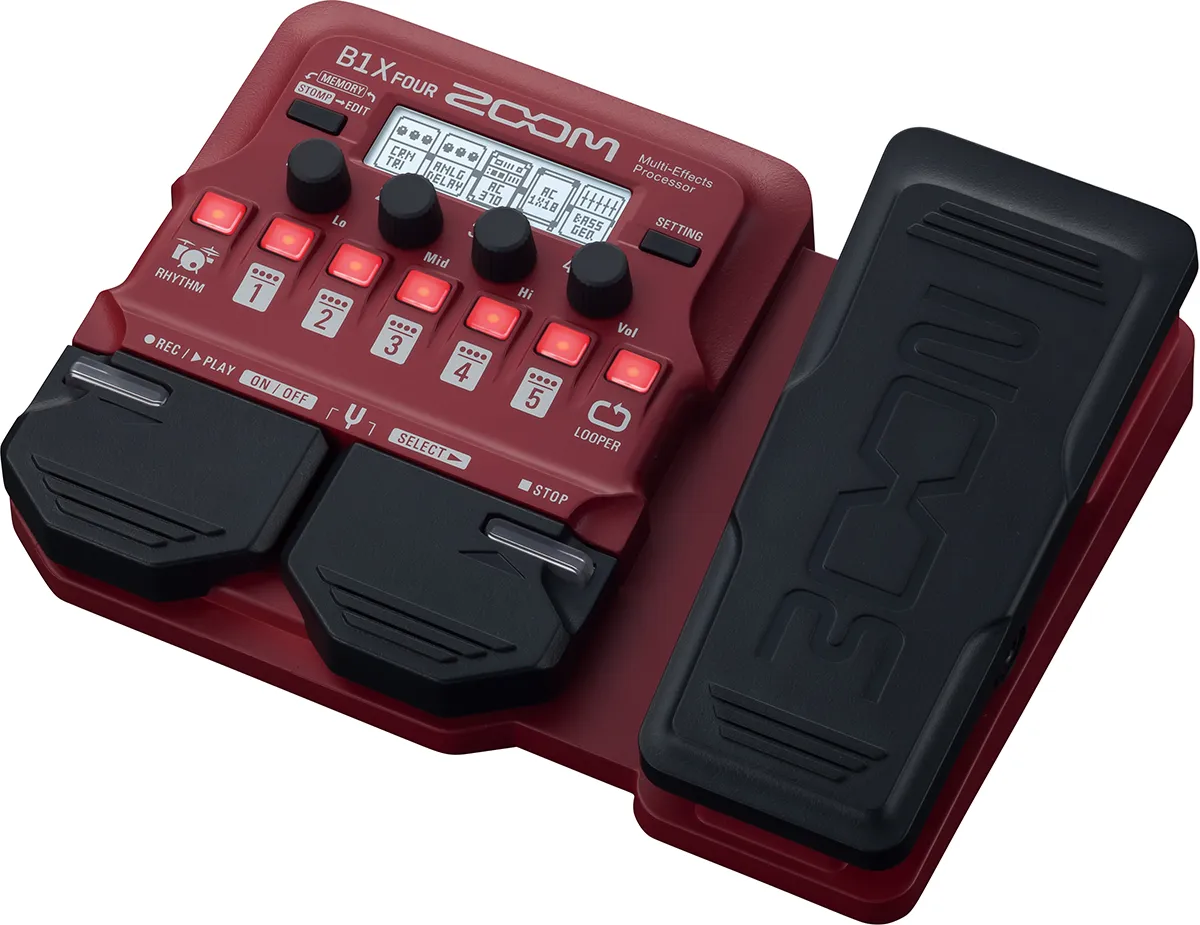 Zoom B1X Four | Bass Effect Pedal