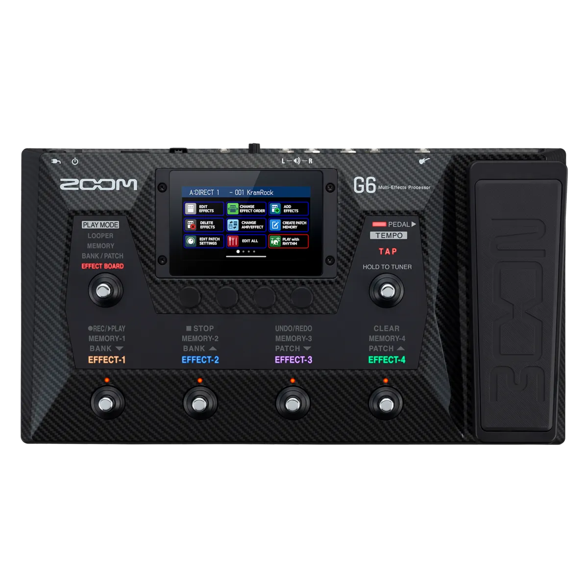 Zoom G6 - Guitar Multi Effects Pedal